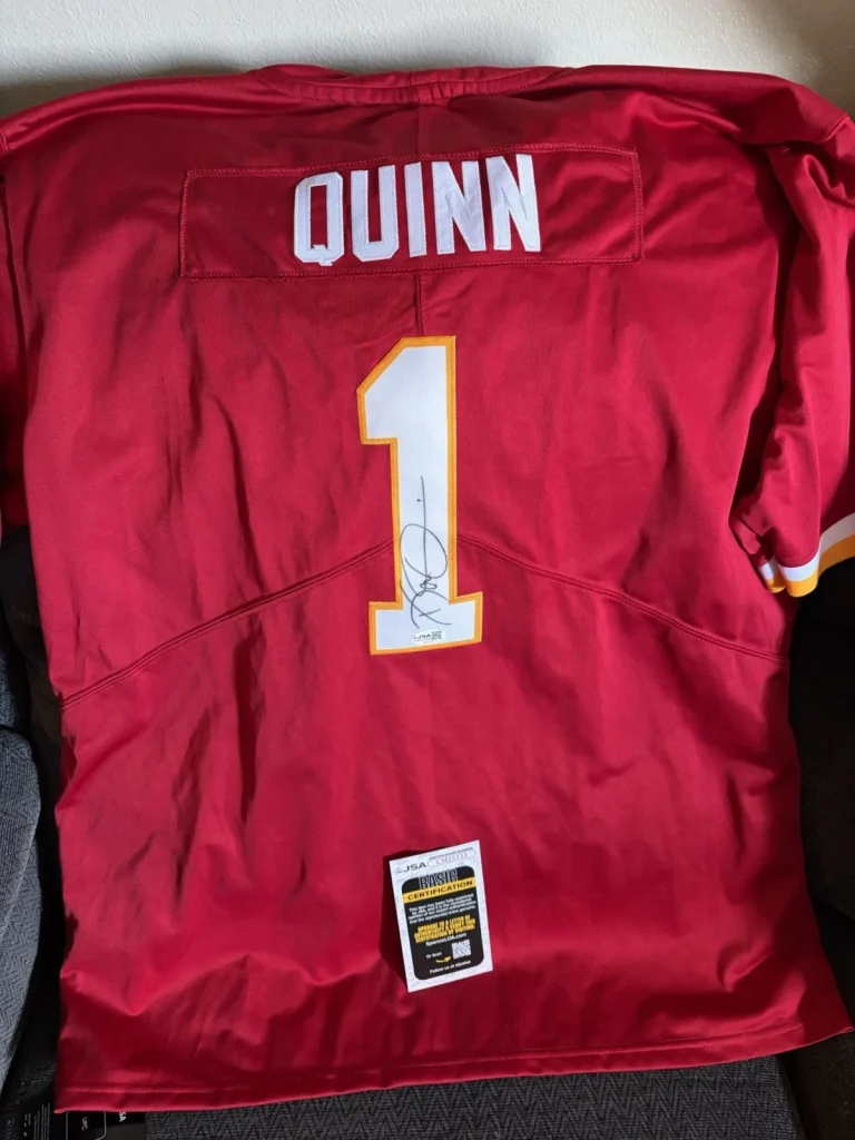 Dan Quinn SIGNED Washington Commanders Jersey Stitch XL JSA Authenticated COA