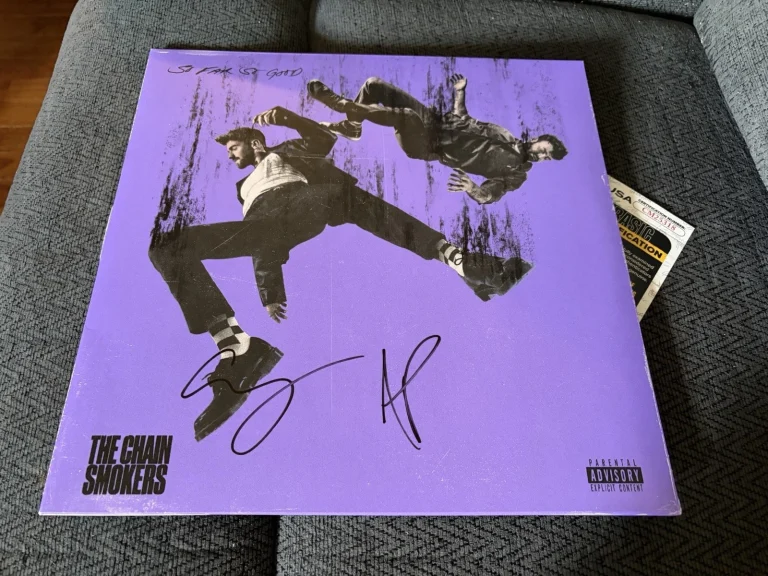 The Chainsmokers SIGNED So Far So Good Vinyl JSA Authenticated COA Drew&  Alex