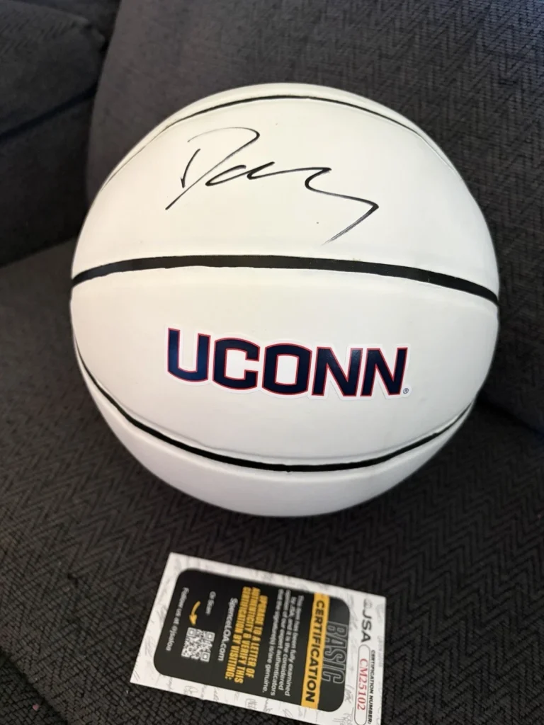 Dan Hurley Signed NCAA Basketball Autographed JSA COA Authentication UCONN