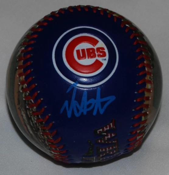 KEVIN ALCANTARA signed (CHICAGO CUBS) Wrigley Field baseball BECKETT BW54300