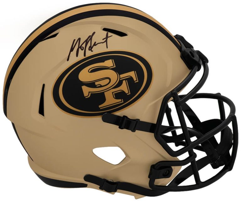 Garrison Hearst Signed 49ers RAVE Riddell Full Size Speed Replica Helmet -SS COA
