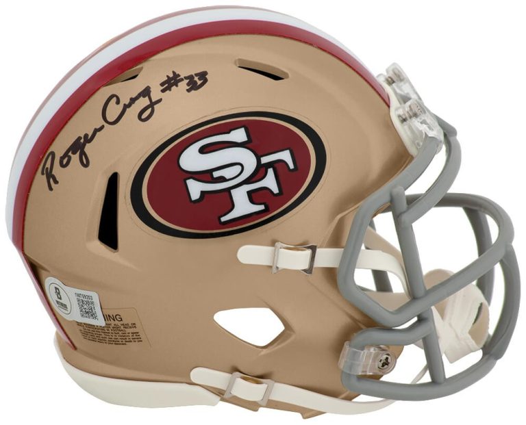 Roger Craig Signed San Francisco 49ers  Riddell Speed Mini Helmet -(BECKETT COA)