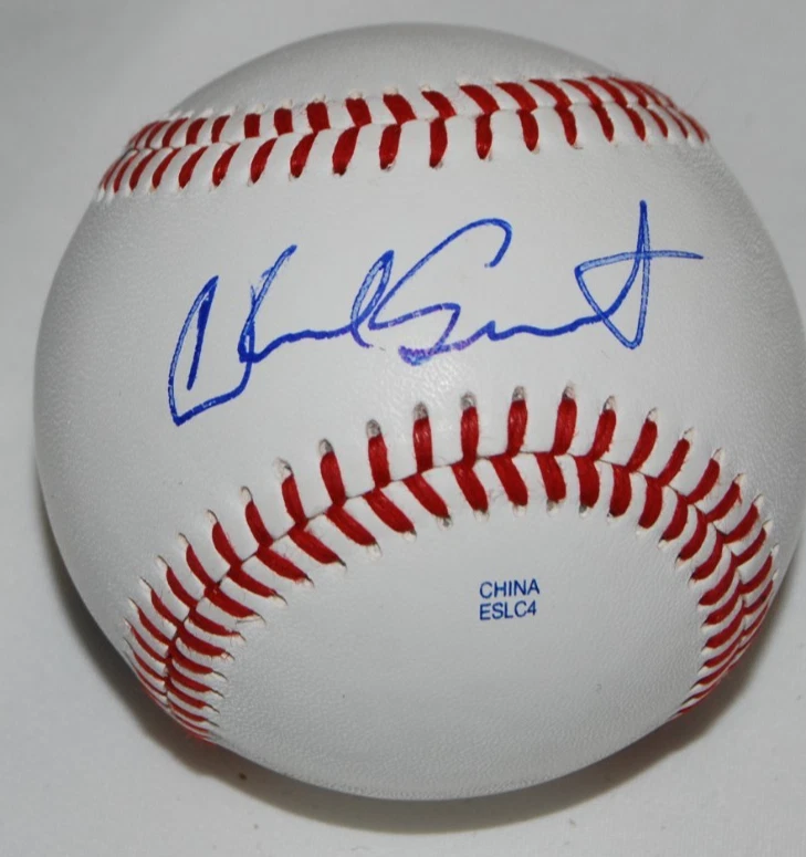 CHAD SMITH signed (RED HOT CHILLI PEPPERS) Minor League baseball BECKETT BW61601