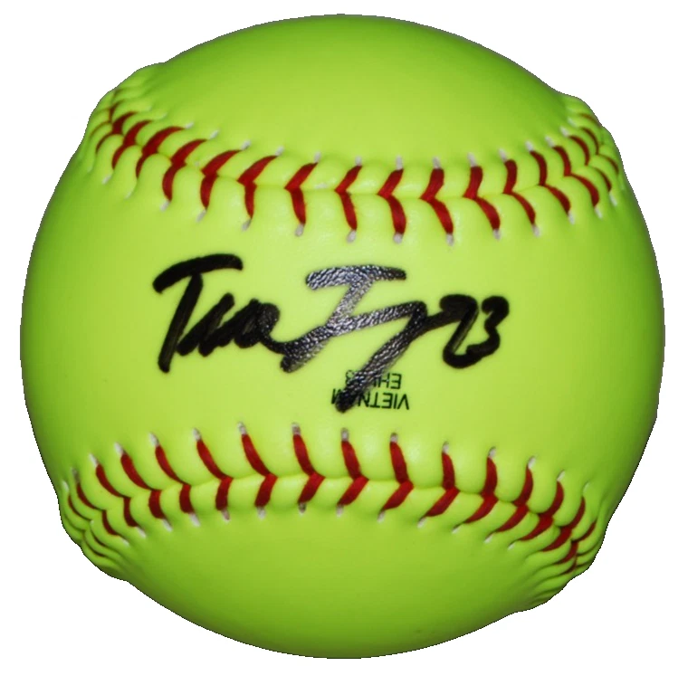 TIARE JENNINGS signed (VOLTS) OKLAHOMA SOONERS Softball 12
