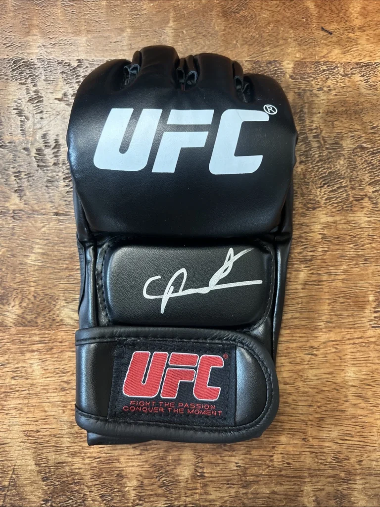 Carlos Prates Signed UFC MMA Glove JSA Coa Autographed The Nightmare