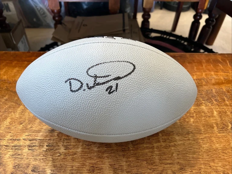 Denzel Ward Signed NFL Football PSA DNA Autographed Browns