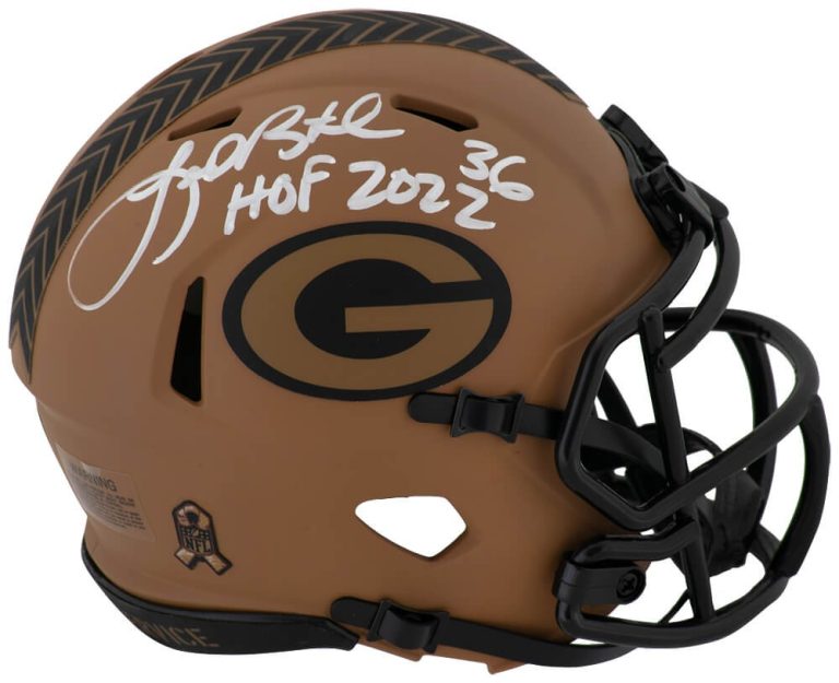 LeRoy Butler Signed Packers 2023 SALUTE Riddell Mini Helmet w/HOF 2022 -(SS COA)