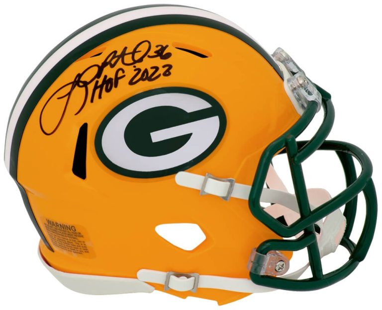 LeRoy Butler Signed Packers Riddell Speed Mini Helmet w/HOF 2022 -(SCHWARTZ COA)
