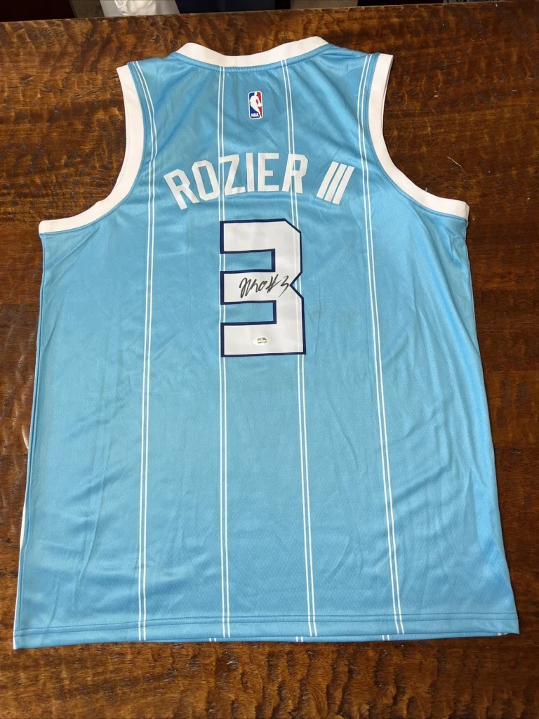 Terry Rozier Signed Charlotte Hornets Jersey Psa/Dna Coa Autographed