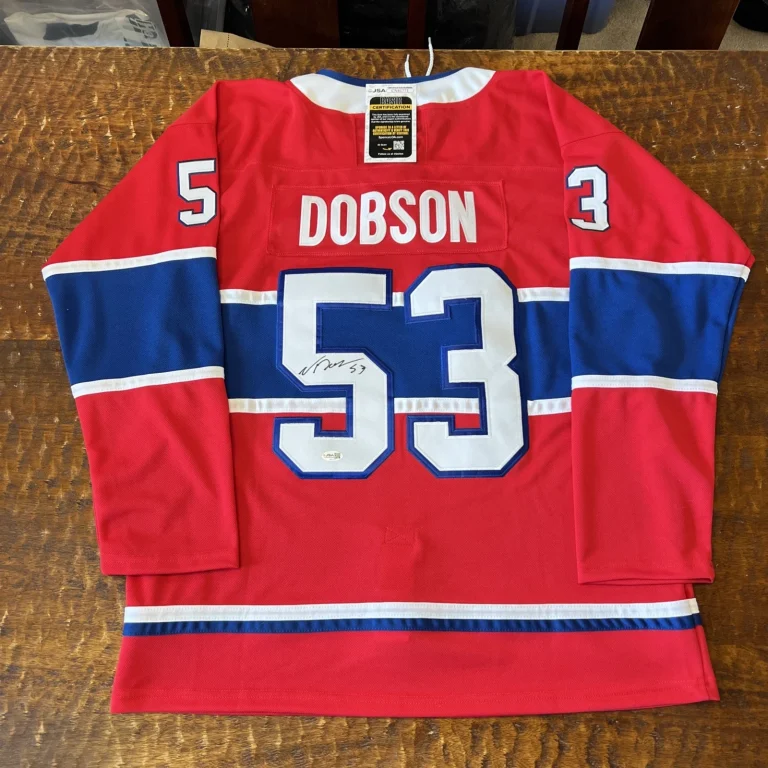 Noah Dobson Signed Montreal Canadiens Jersey JSA Coa Autographed