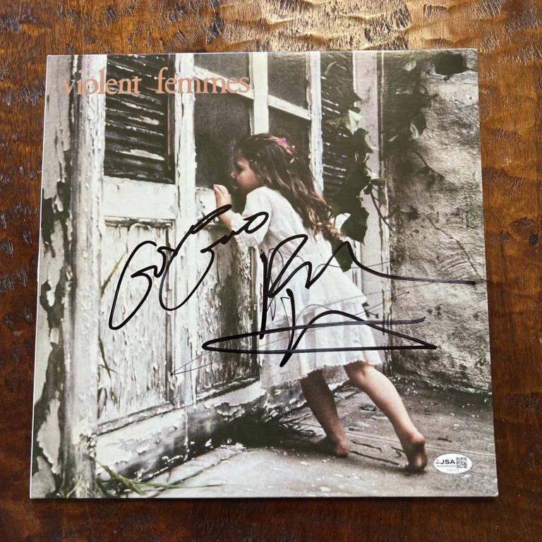 Gordon Gano Brian Ritchie Signed Violent Femmes Vinyl Album JSA Coa Autographed