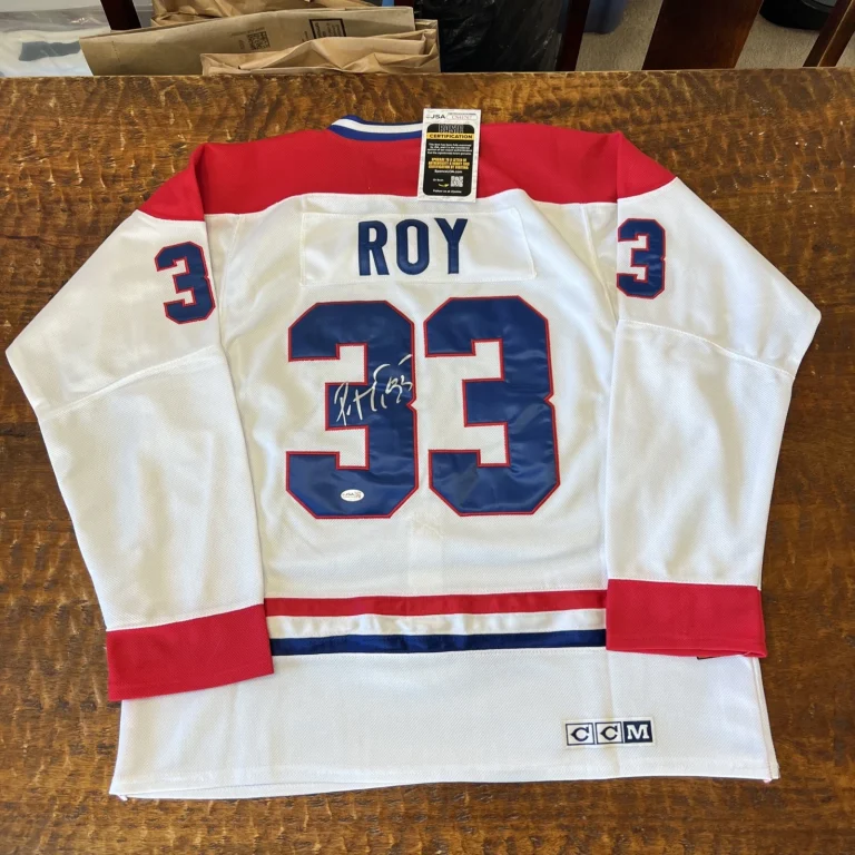 Patrick Roy Signed Montreal Canadiens Jersey JSA Coa Autographed