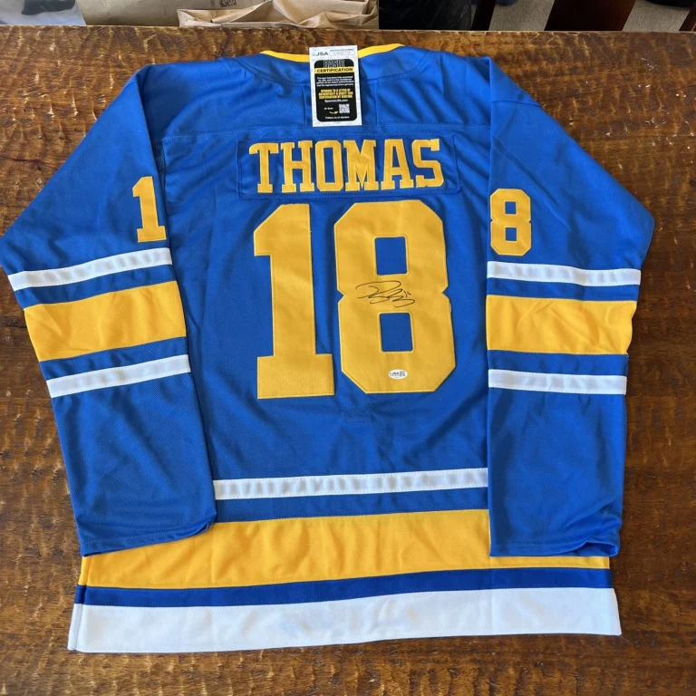 Robert Thomas Signed St Louis Blues Jersey JSA Coa Autographed Hockey