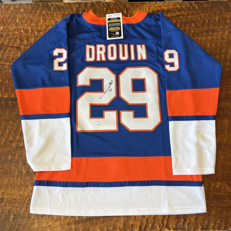 Jonathan Drouin Signed New York Islanders Jersey JSA Coa Autographed
