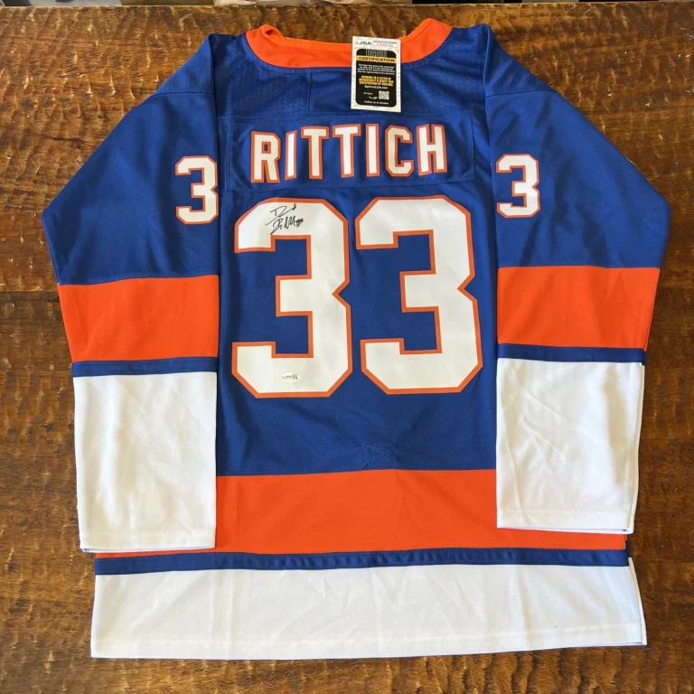 David Rittich Signed New York Islanders Jersey JSA Coa Autographed