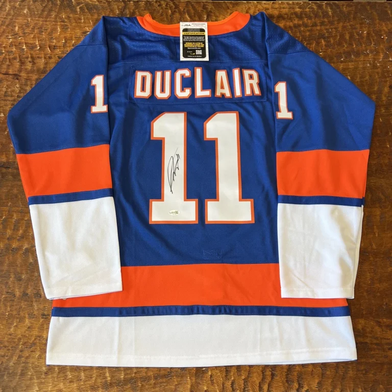 Anthony Duclair Signed New York Islanders Jersey JSA Coa Autographed