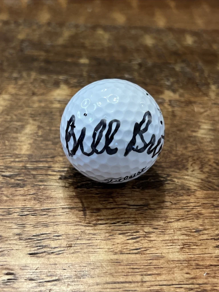 Bill Britton Signed Titleist Masters Logo Golf Ball JSA Coa Autographed PGA