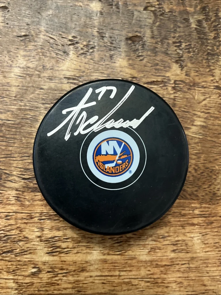 Tony DeAngelo Signed New York Islanders Puck JSA Coa Autographed