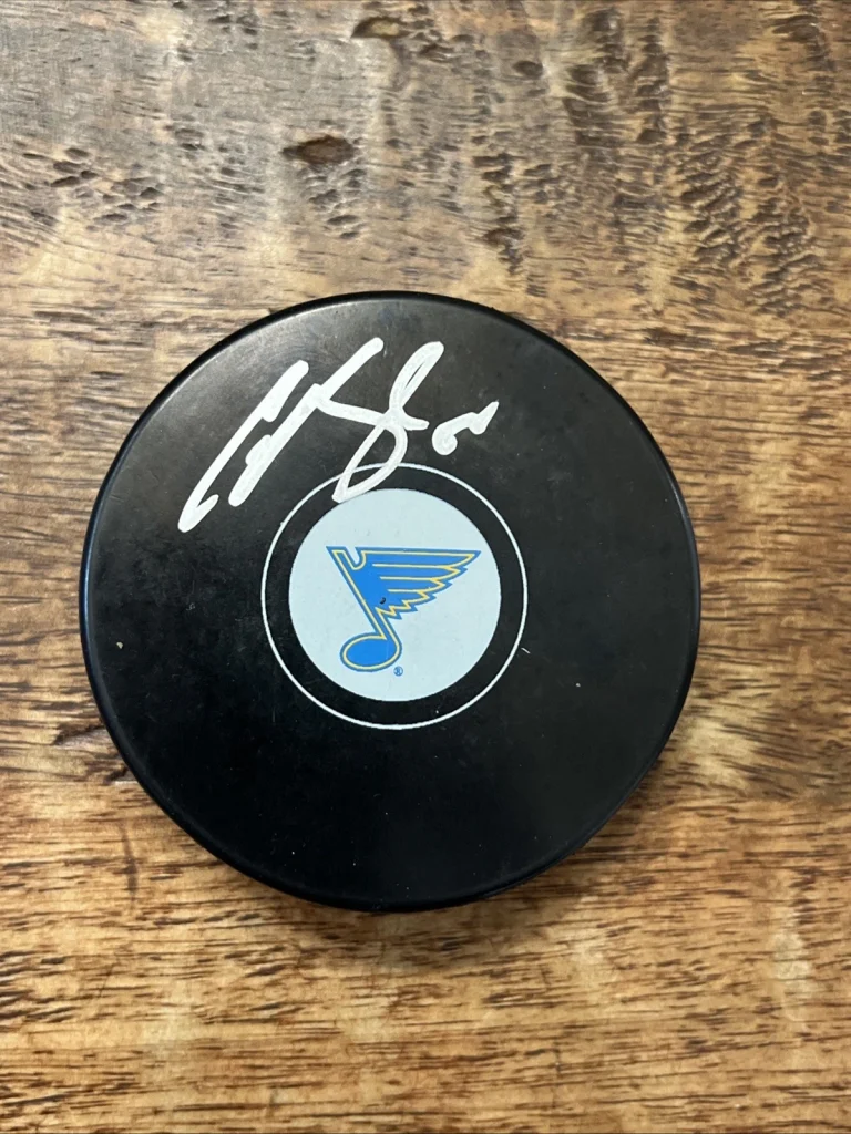 Colton Parayko Signed St Louis Blues Puck JSA Coa Autographed