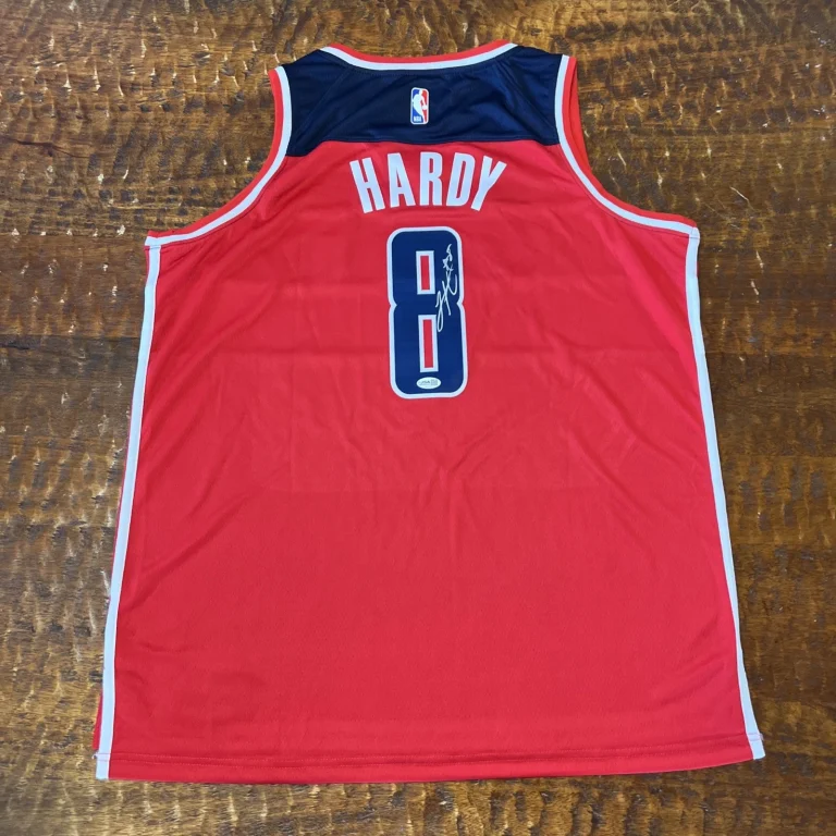 Jaden Hardy Signed Washington Wizards Jersey JSA Coa Autographed