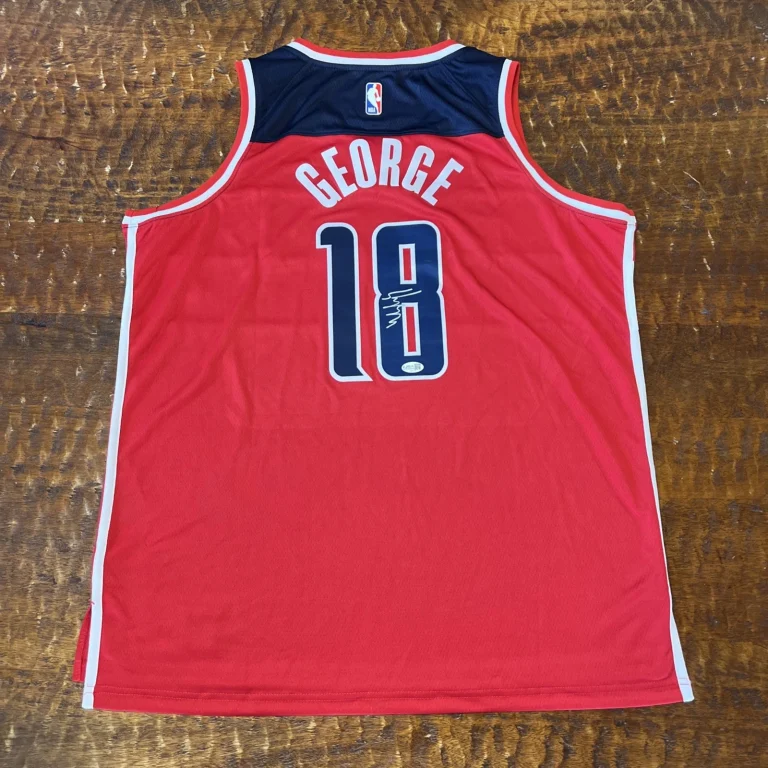 Kyshawn George Signed Washington Wizards Jersey JSA Coa Autographed