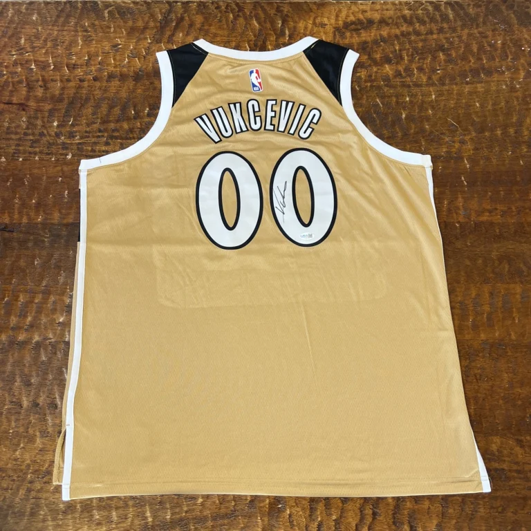 Tristan Vukcevic Signed Washington Wizards Jersey JSA Coa Autographed