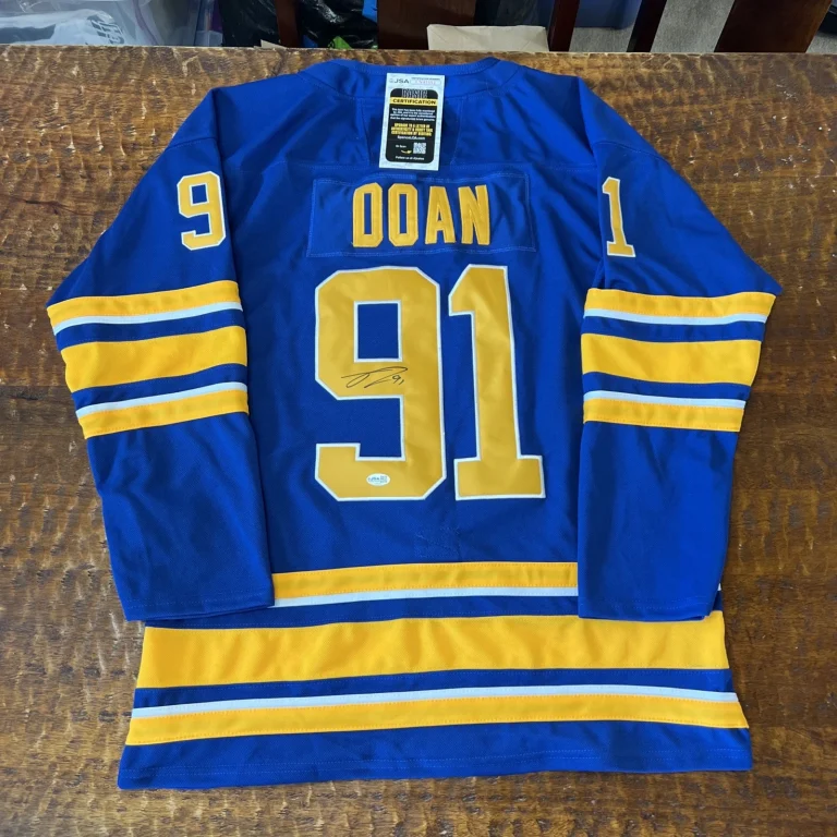Josh Doan Signed Buffalo Sabres Jersey JSA Coa Autographed