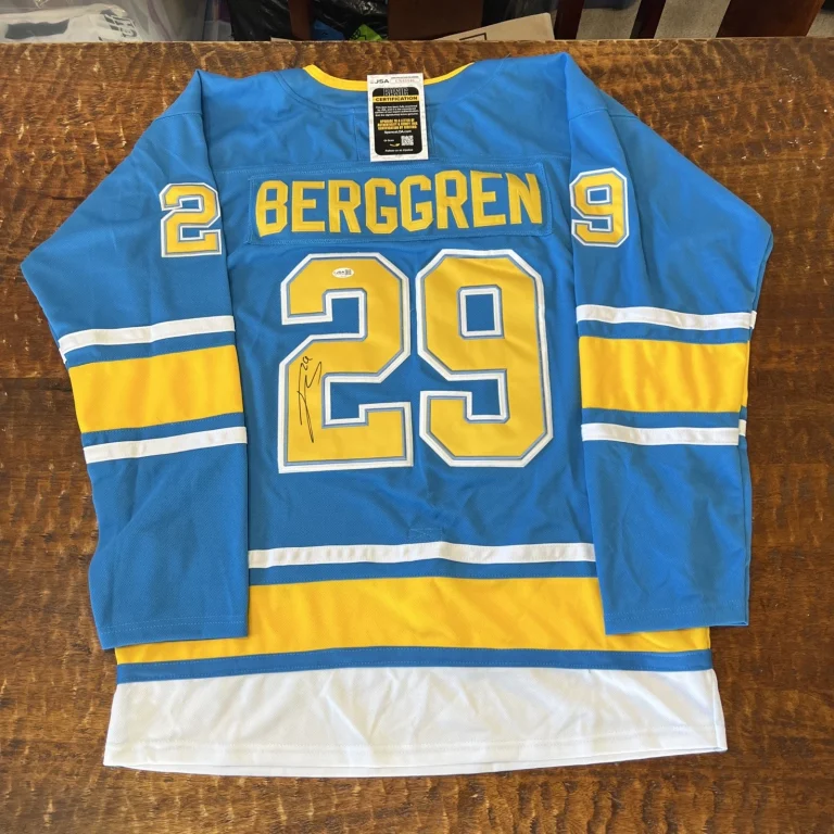 Jonatan Berggren Signed St Louis Blues Jersey JSA Coa Autographed