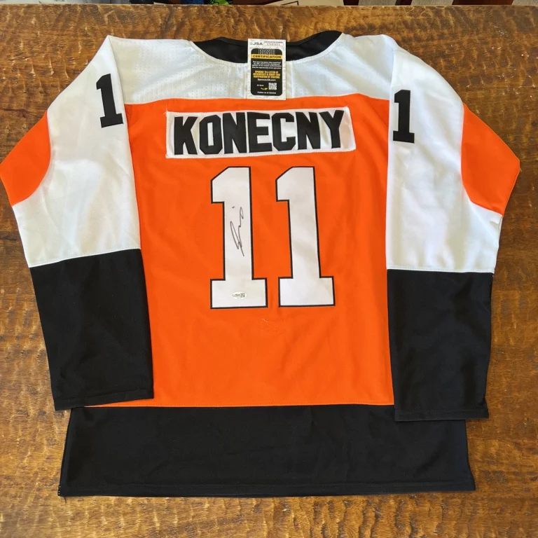 Travis Konecny Signed Philadelphia Flyers Jersey JSA Coa Autographed Hockey