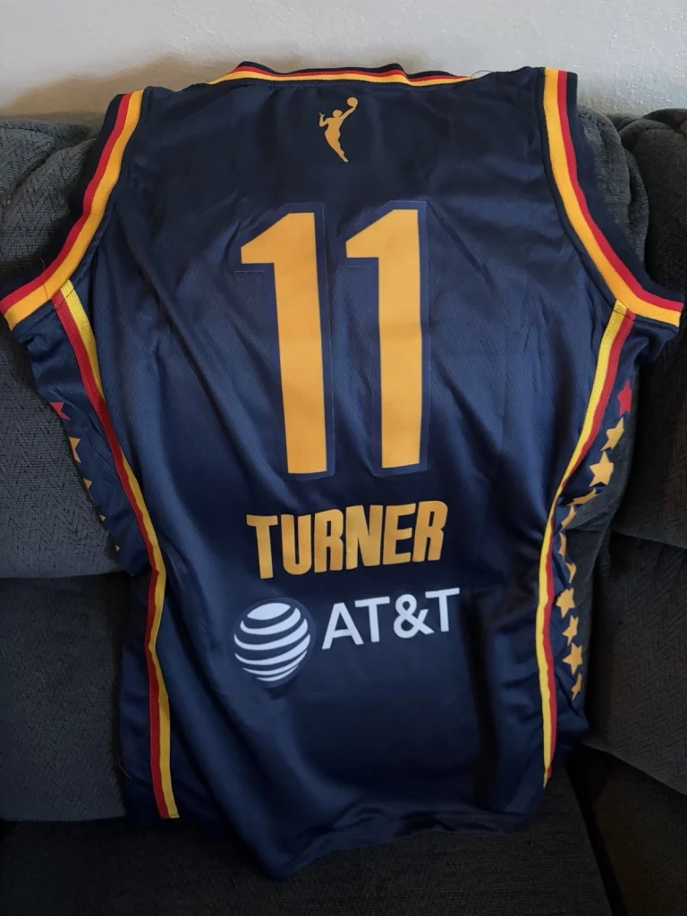 Brianna Turner Not Signed Stitched Jersey L Indiana Fever New Unused