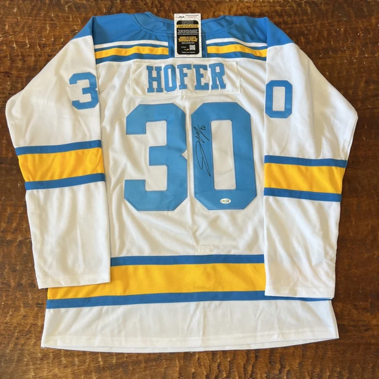 Joel Hofer Signed St Louis Blues Jersey JSA Coa Autographed