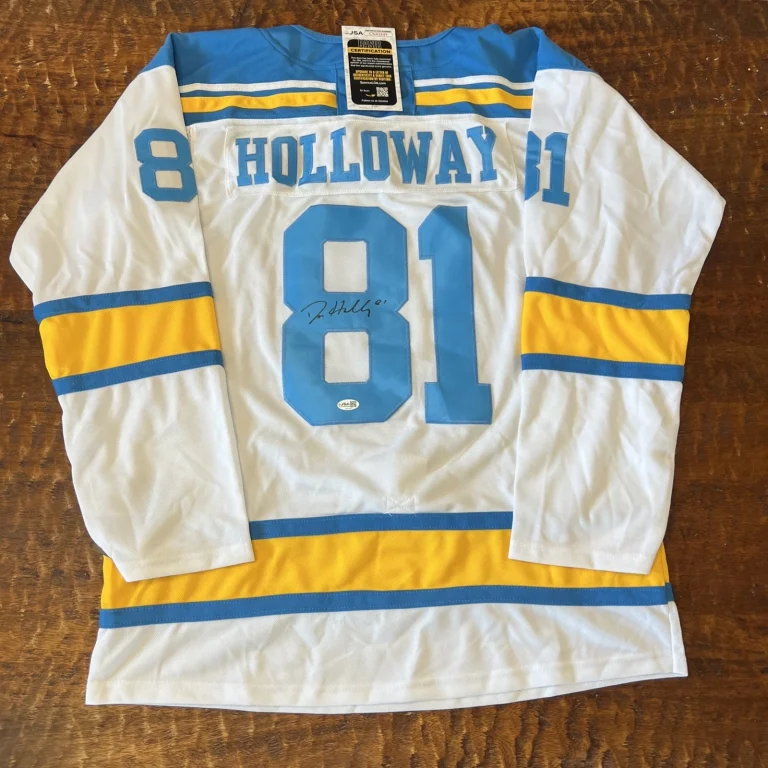 Dylan Holloway Signed St Louis Blues Jersey JSA Coa Autographed