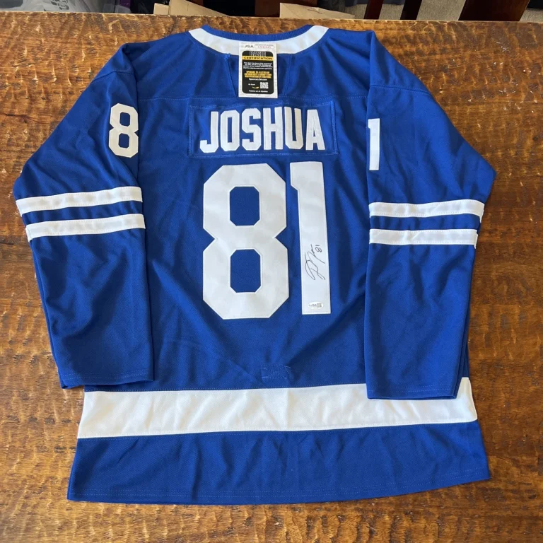 Dakota Joshua Signed Toronto Maple Leafs Jersey JSA Coa Autographed