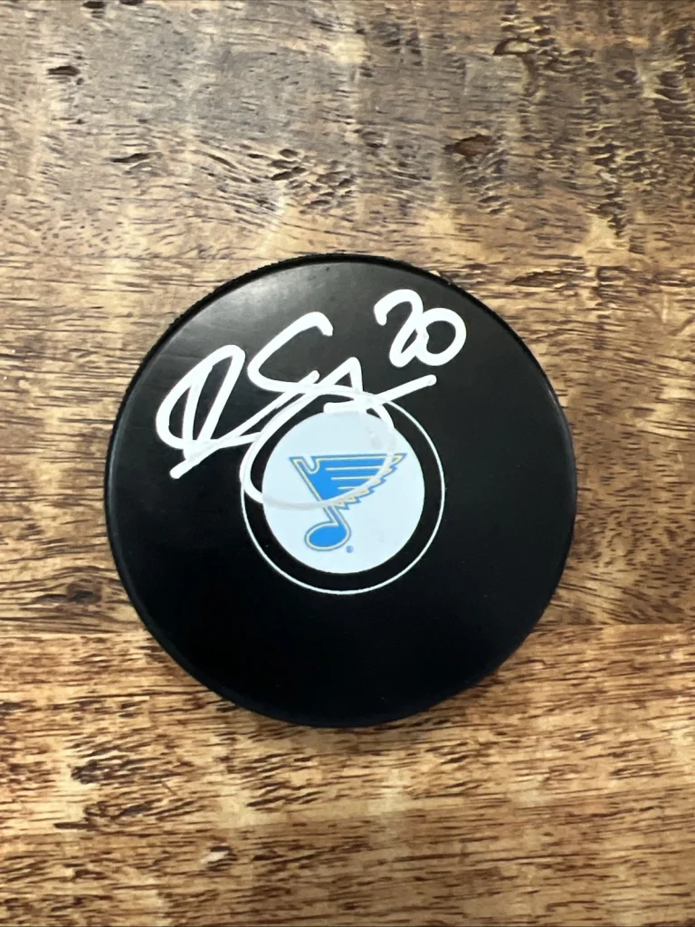 Alexander Steen Signed St Louis Blues Puck JSA Coa Autographed