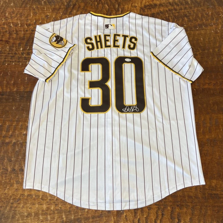 Gavin Sheets Signed San Diego Padres Jersey JSA Coa Autographed