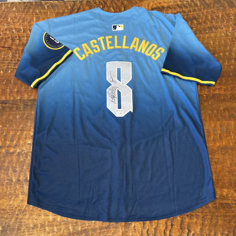 Nick Castellanos Signed Philadelphia Phillies Jersey JSA Coa Autographed