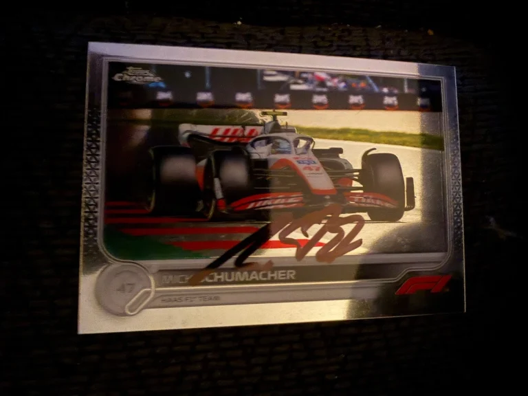Formula 1 Indy Car Trading Card Indianapolis 500 Signed Mick Schumacher
