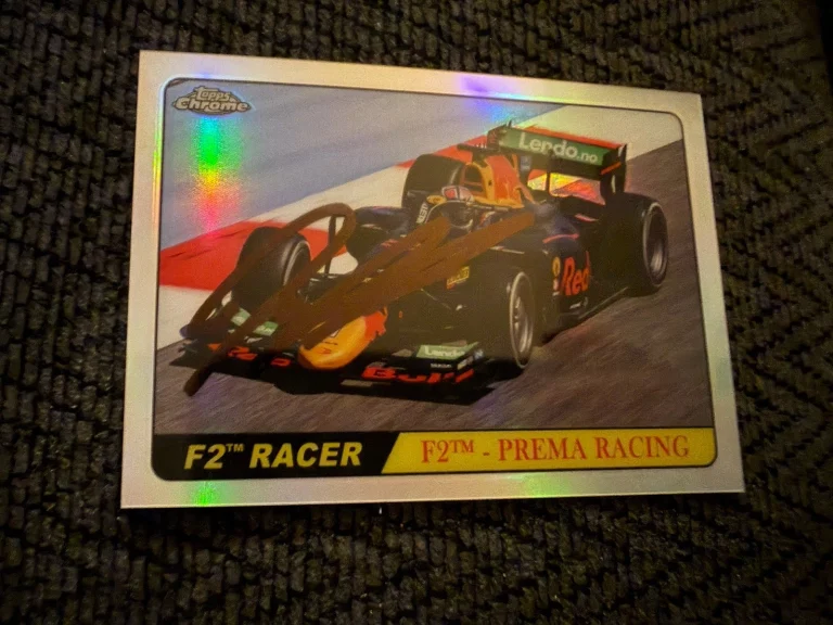 Dennis Hauger Signed Indianapolis 500 Trading Card Indy Car Formula 1 One 2
