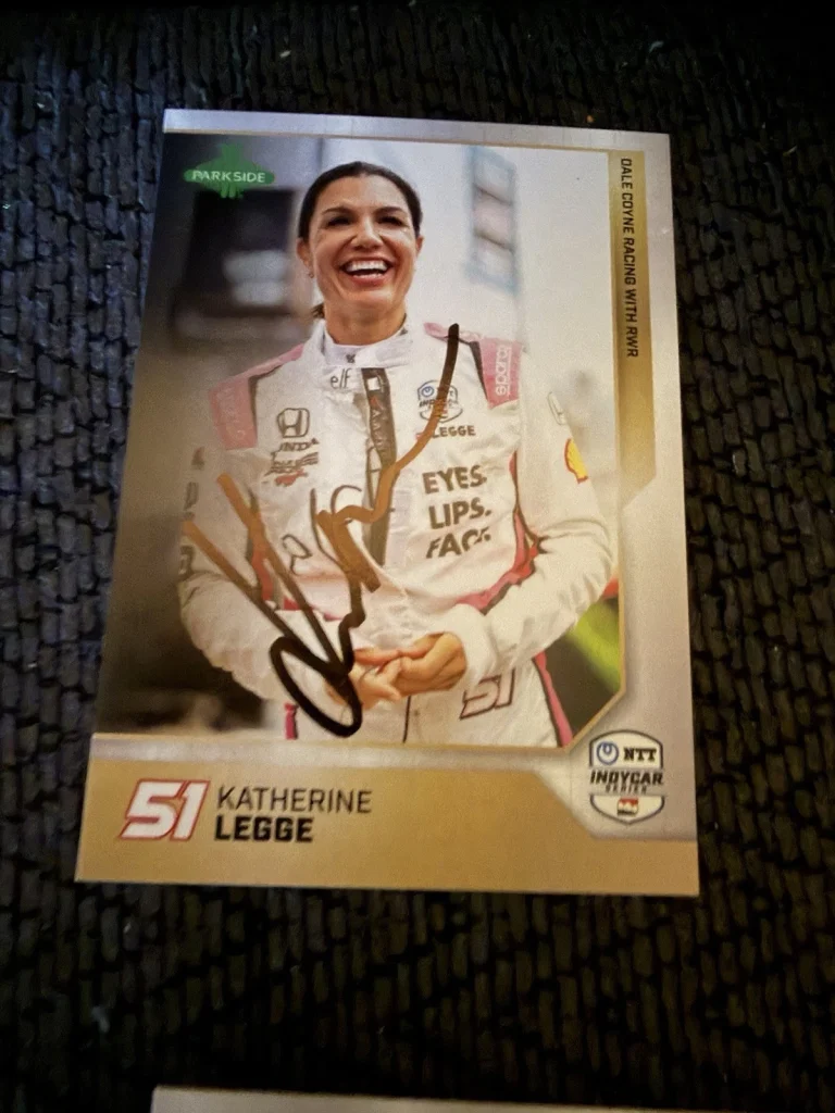 2025 Parkside Indy Car Trading Card Indianapolis 500 Signed Takuma Sato