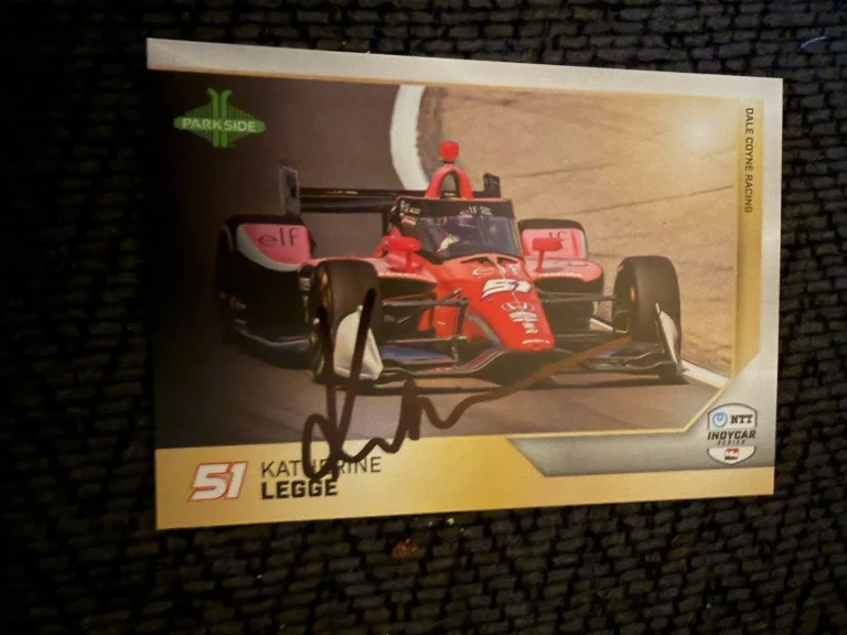 2025 Parkside Indy Car Trading Card Indianapolis 500 Signed Takuma Sato