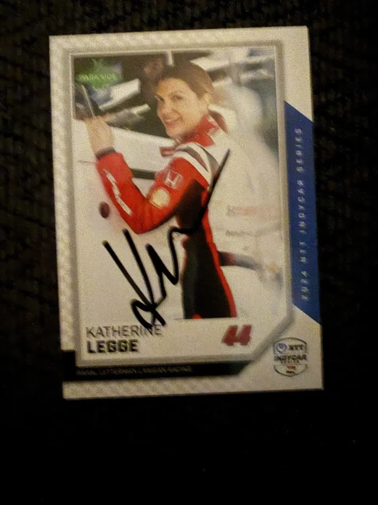 2024 Parkside Indy Car Trading Card Indianapolis 500 Signed Katherine Legge