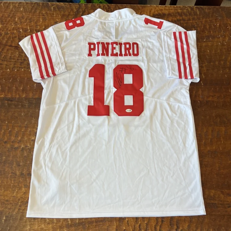 Eddy Pineiro Signed San Francisco 49ers Jersey JSA Coa Autographed