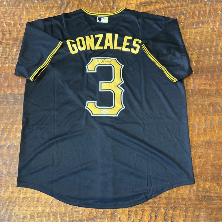 Nick Gonzalez Signed Pittsburgh Pirates Jersey JSA Coa Autographed