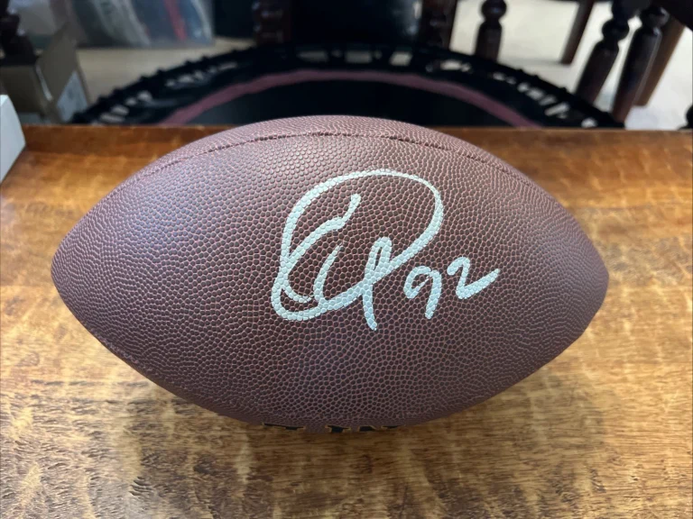 Quinnen Williams Signed NFL Football JSA Coa Autographed Cowboys