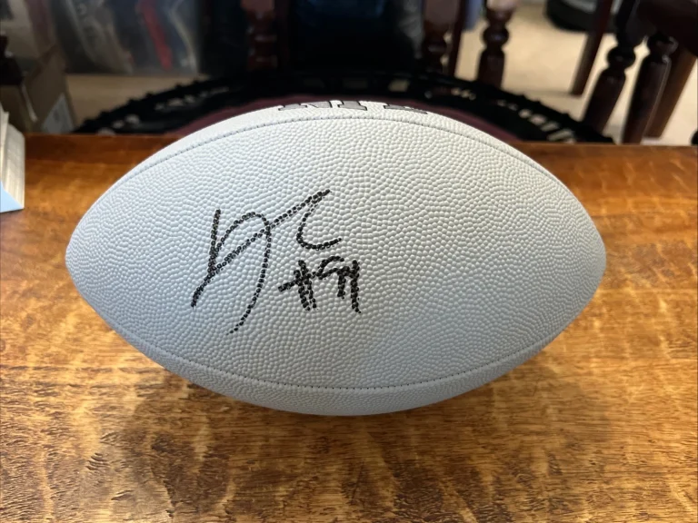 DeMarcus Ware Signed NFL Football JSA Coa Autographed Cowboys Broncos