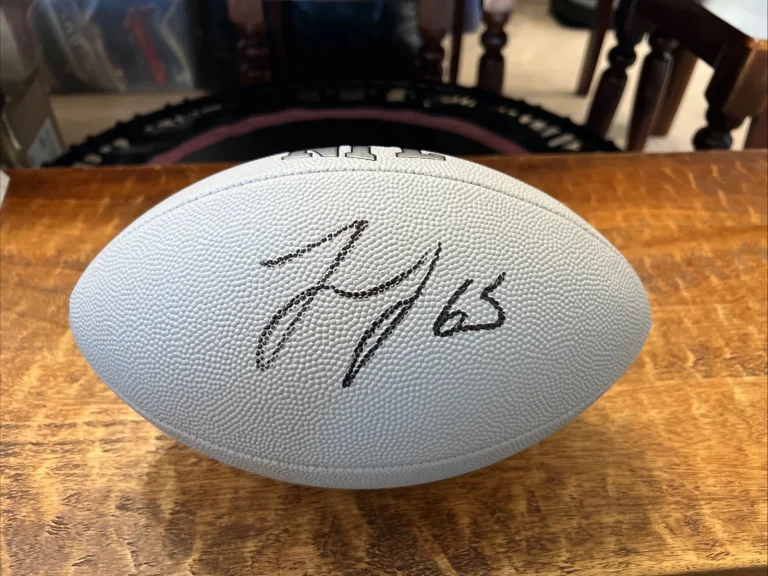 Lane Johnson Signed NFL Football JSA Coa Autographed Eagles
