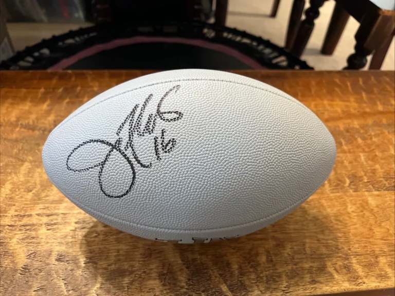 Joe Flacco Signed NFL Football JSA Coa Autographed Ravens Bengals