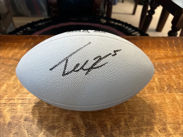 Tee Higgins Signed NFL Football JSA Coa Autographed Bengals