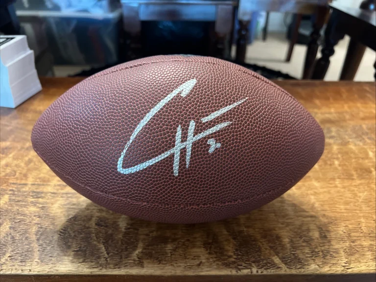 CJ Ham Signed NFL Football JSA Coa Autographed Minnesota Vikings