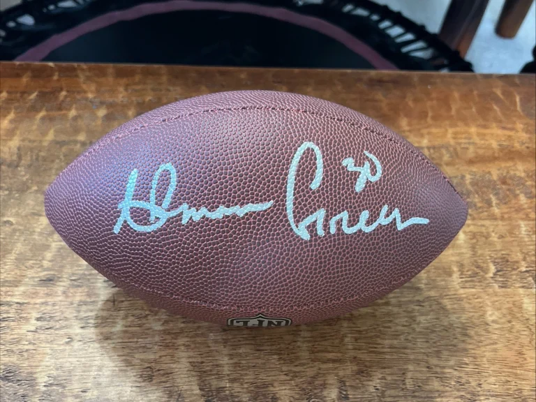 Ahman Green Signed NFL Football JSA Coa Autographed Packers